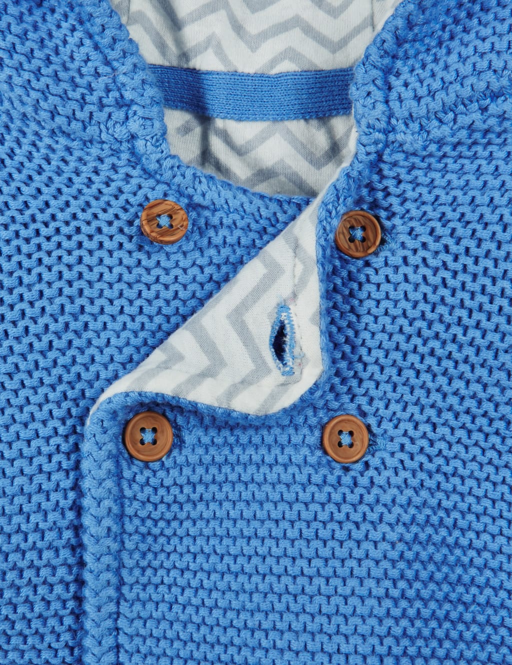 Pure Cotton Chunky Knit Hooded Cardigan 3 of 5