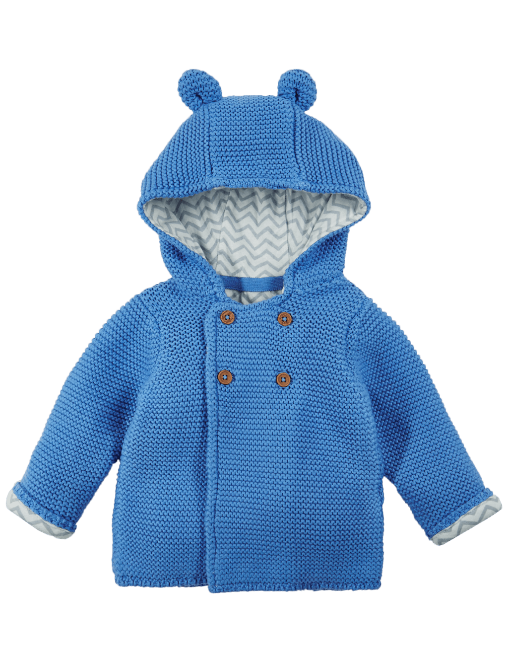 Chunky knit hooded cardigan outlet