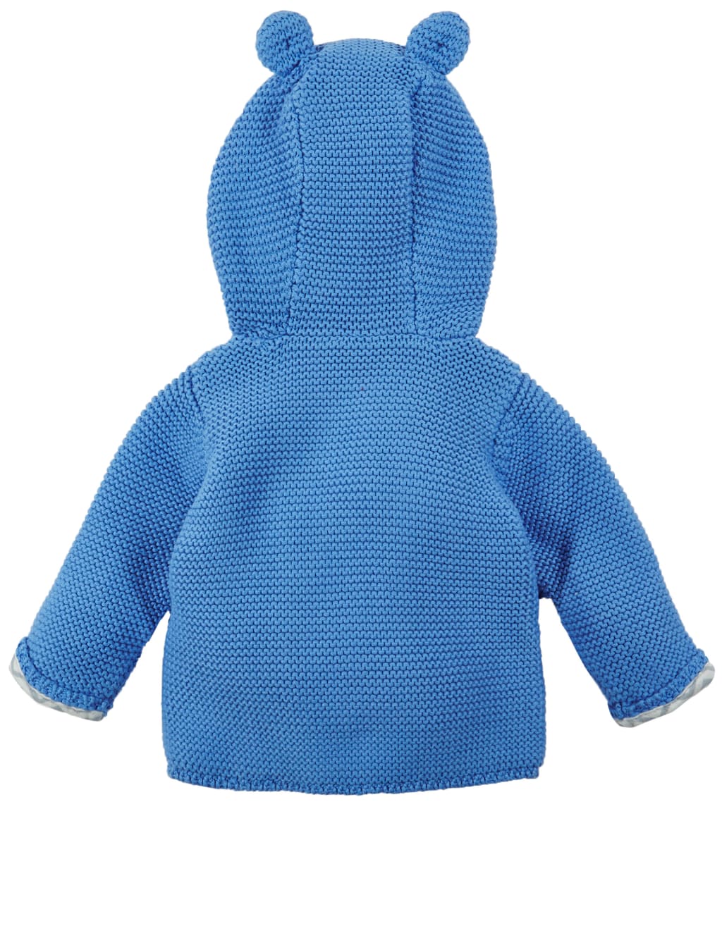 Pure Cotton Chunky Knit Hooded Cardigan 5 of 5
