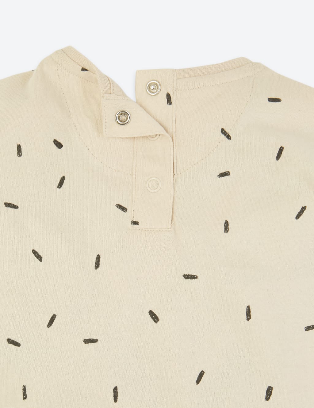 Organic Pure Cotton Dash Print Top (7lbs-3 Yrs) 3 of 4