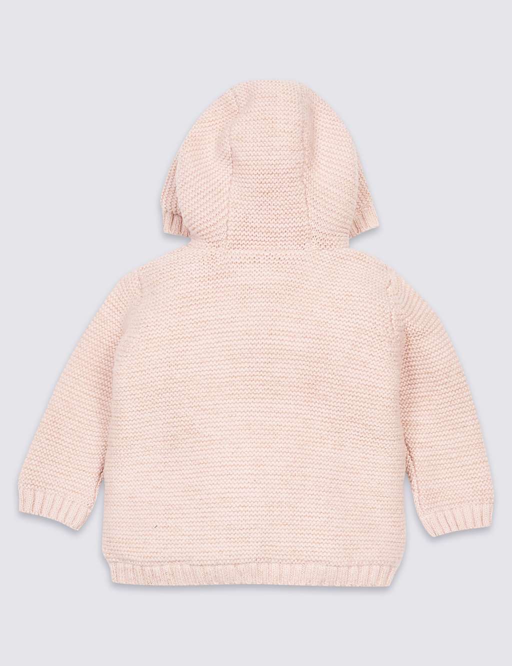 Cotton Rich Fleece Lined Chunky Cardigan 2 of 3