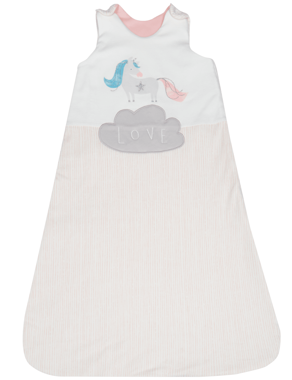 Pure Cotton Unicorn 1.6 Tog Sleeping Bag 4 of 5