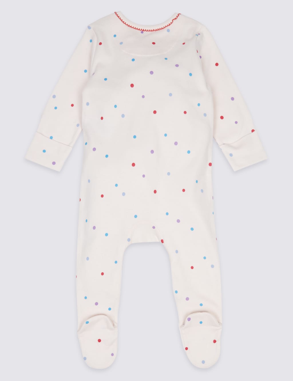 2 Pack Pure Cotton Sleepsuits 4 of 8