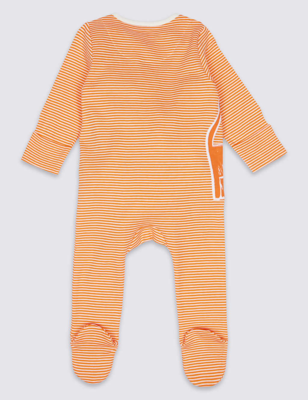 2 Pack Lion Pure Cotton Zip Sleepsuits 4 of 8