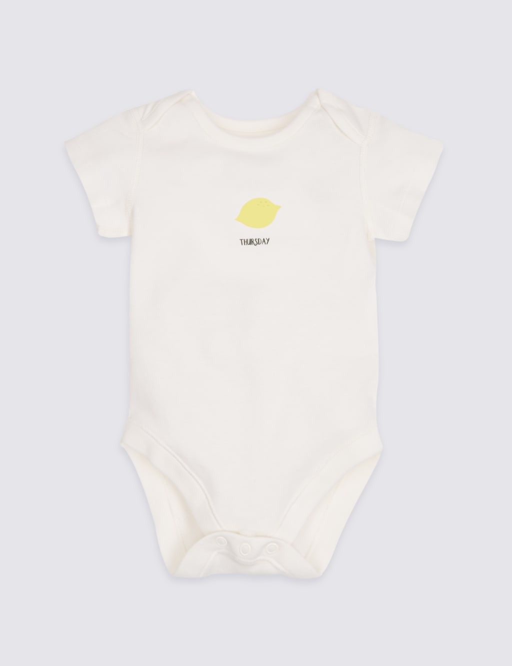 7 Pack Days of the Week Pure Cotton Fruit Bodysuits 4 of 10