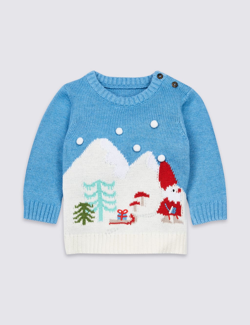 Christmas Scene Knitted Jumper 1 of 3