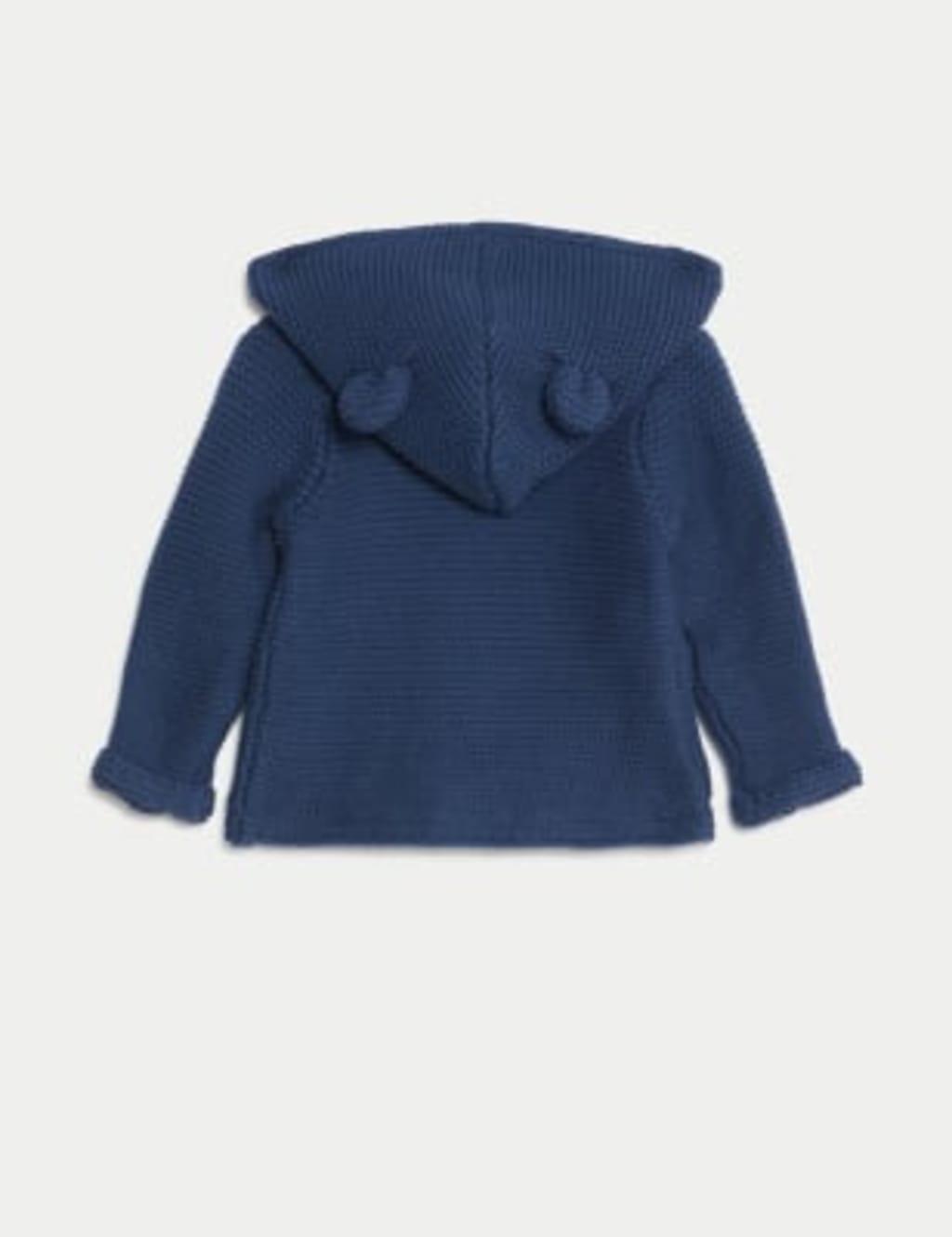 Pure Cotton Hooded Cardigan (7lbs-3 Yrs) 2 of 3