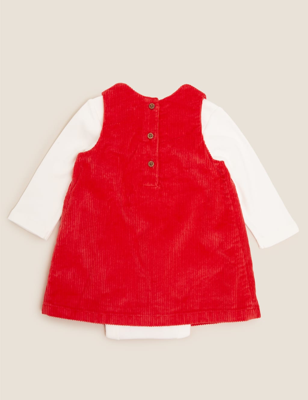 2 Piece Cord Robins Christmas Outfit (0-3 Yrs) 2 of 5