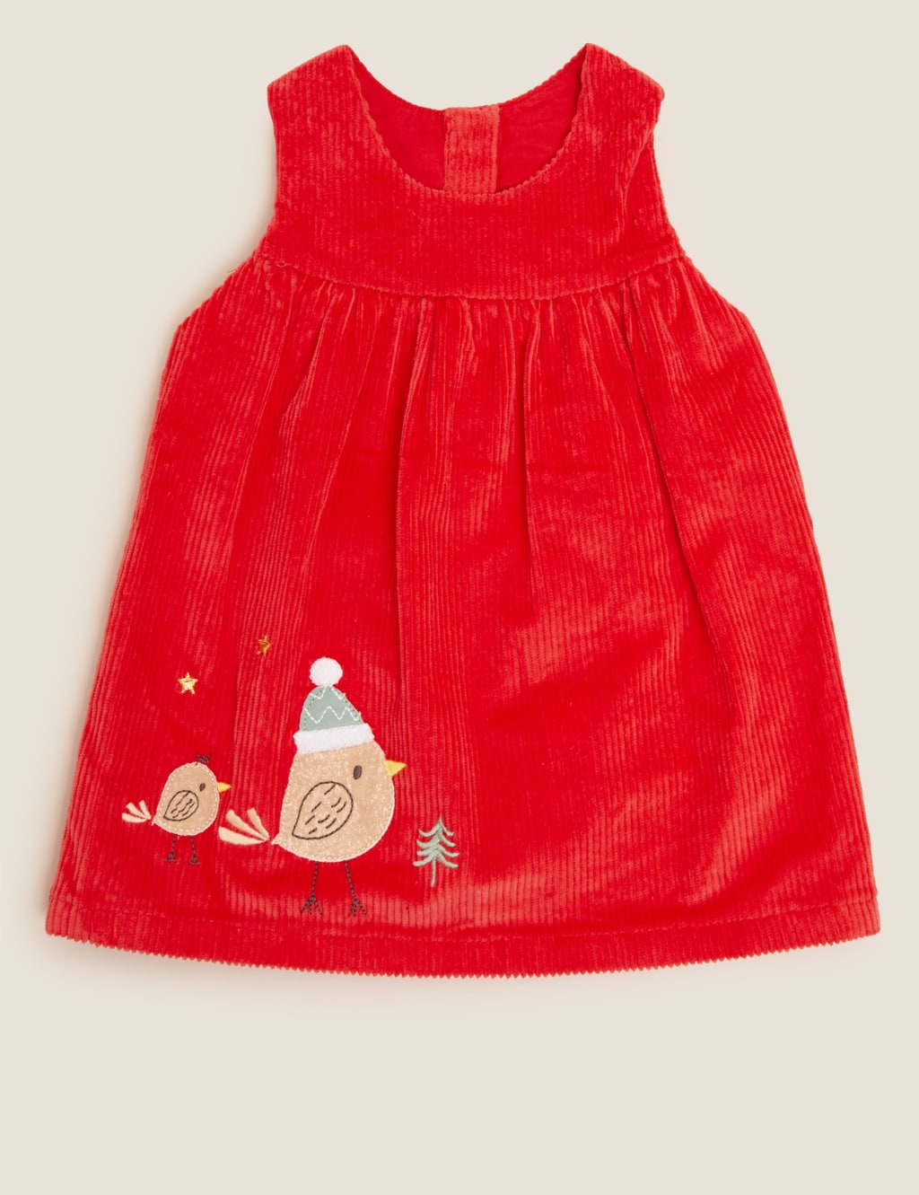 2 Piece Cord Robins Christmas Outfit (0-3 Yrs) 3 of 5