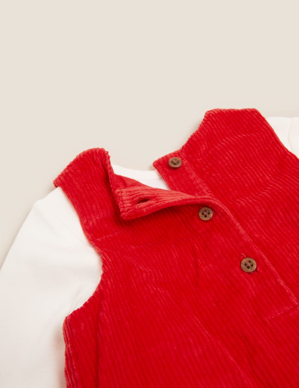 2 Piece Cord Robins Christmas Outfit (0-3 Yrs) 5 of 5