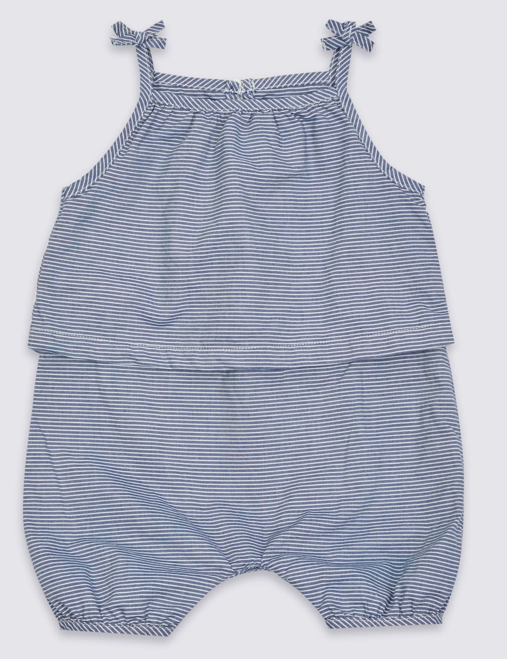 Pure Cotton Striped Romper 1 of 3