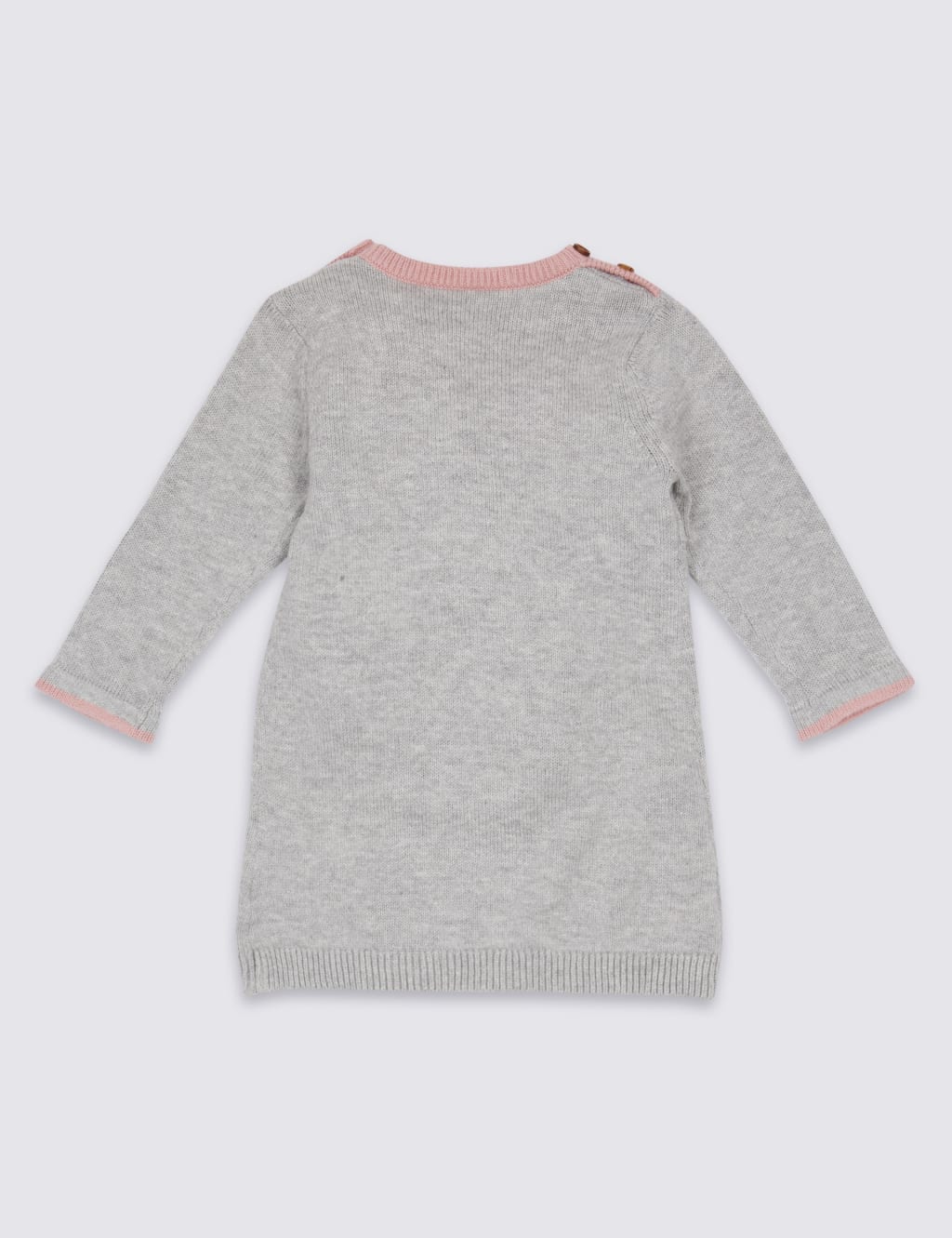 2 Piece Knitted Baby Dress with Tights 3 of 6
