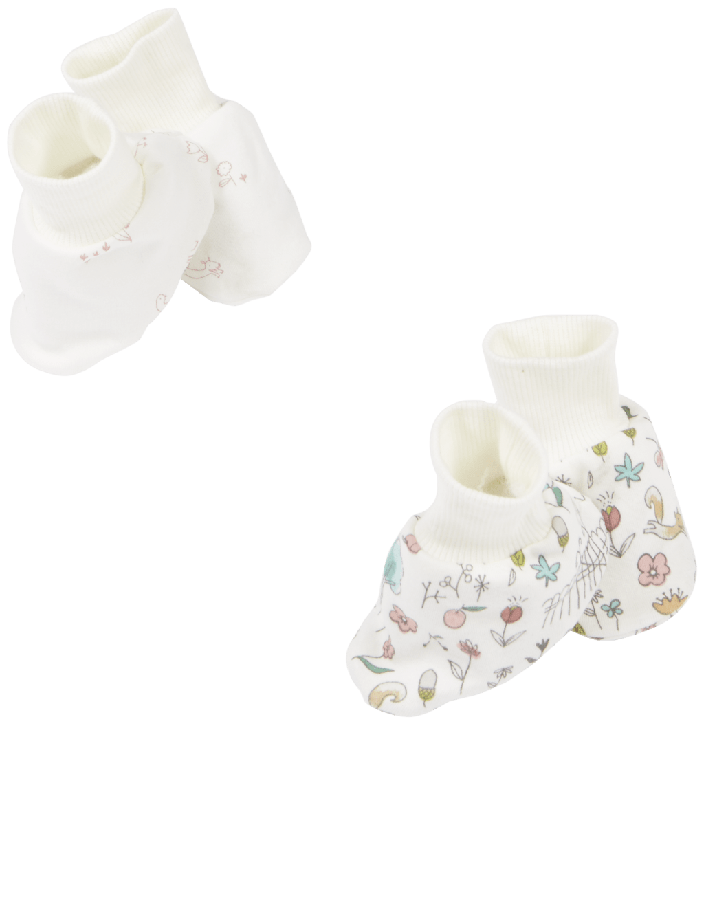Baby Pure Cotton Booties M S