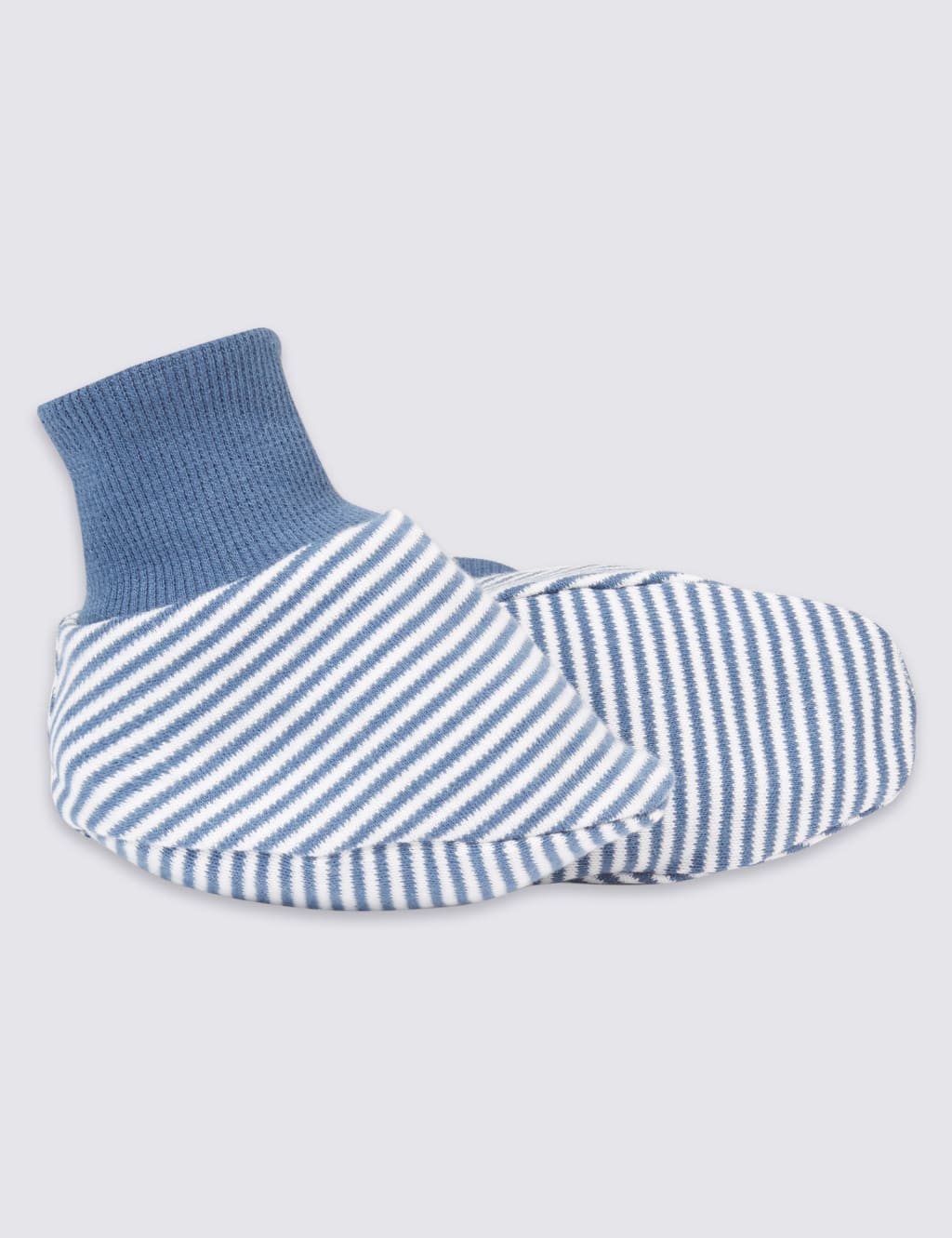 Baby Pure Cotton Striped Car Booties M S
