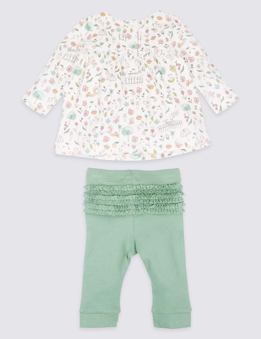 2 Piece Top & Leggings Ruffle Bum Outfit 2 of 7