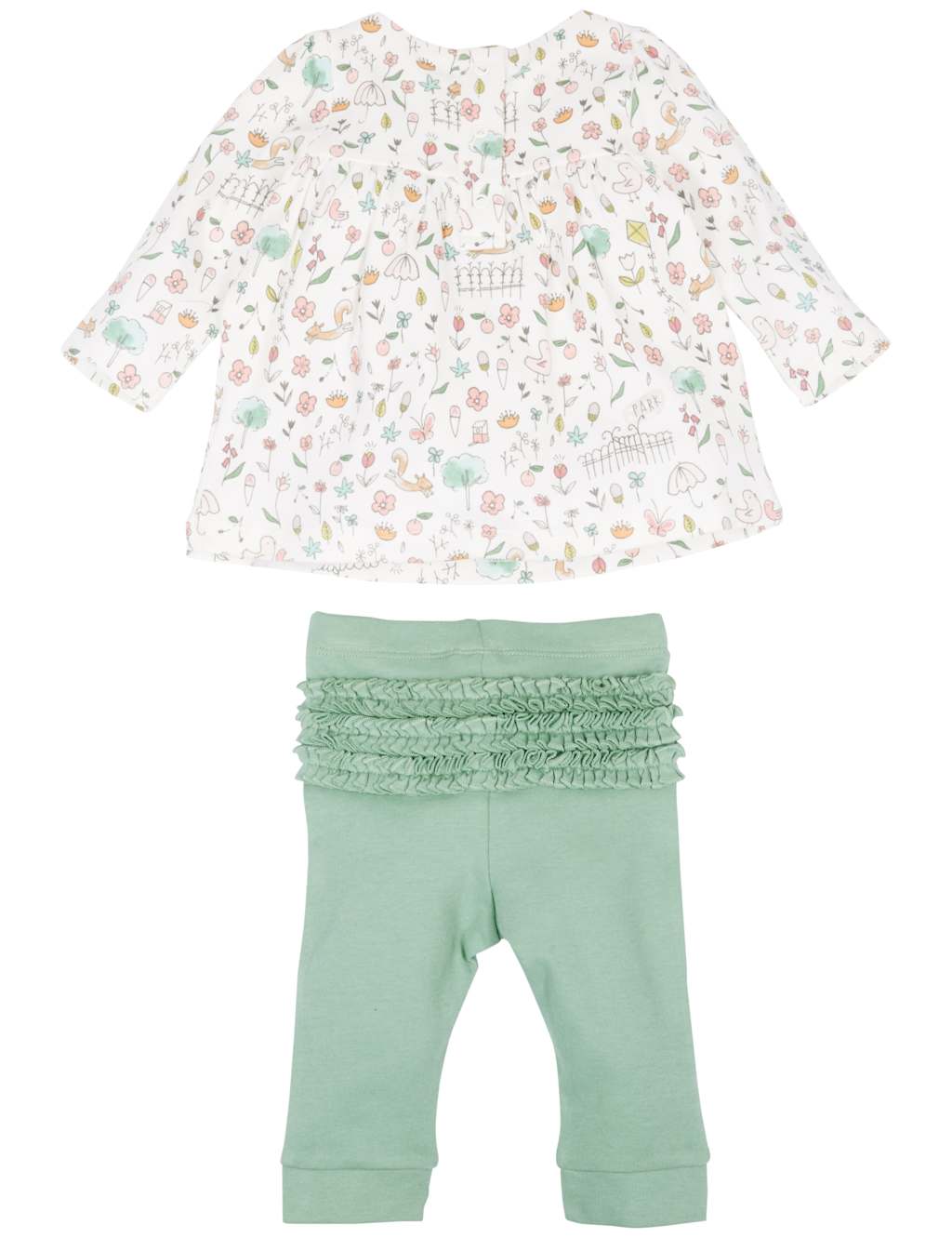 2 Piece Top & Leggings Ruffle Bum Outfit 7 of 7