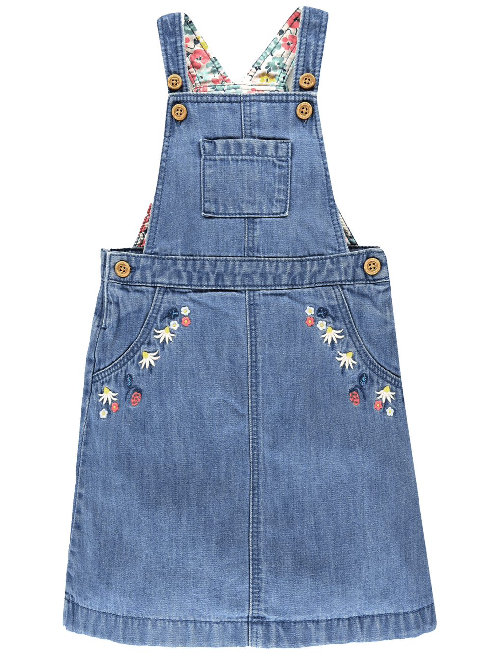 Denim Dungaree Dress M S