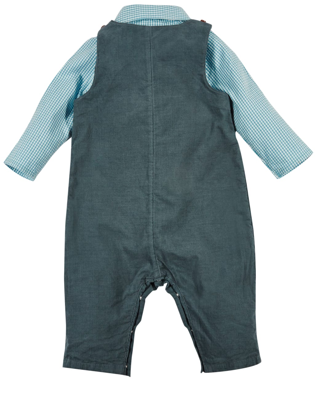 2 Piece Cord Dungarees & Woven Bodysuit Outfit 7 of 7