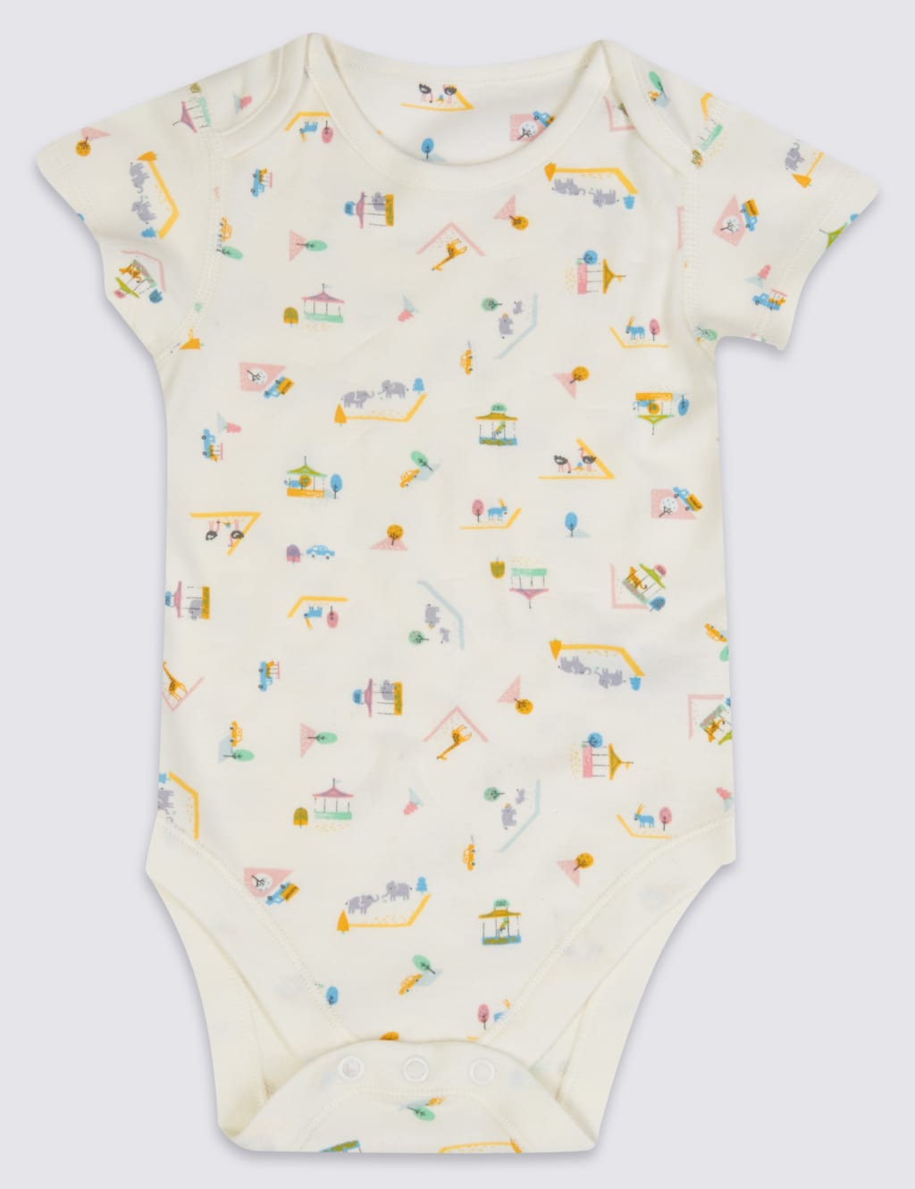 5 Pack Unisex Pure Cotton Bodysuits 2 of 7