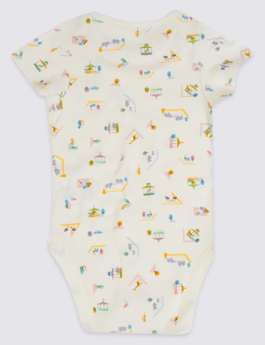 5 Pack Unisex Pure Cotton Bodysuits 6 of 7
