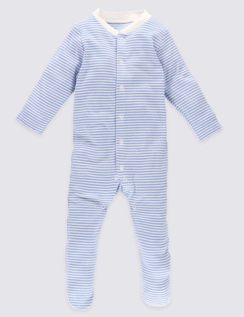 3 Pack Pure Cotton Sleepsuits 3 of 8