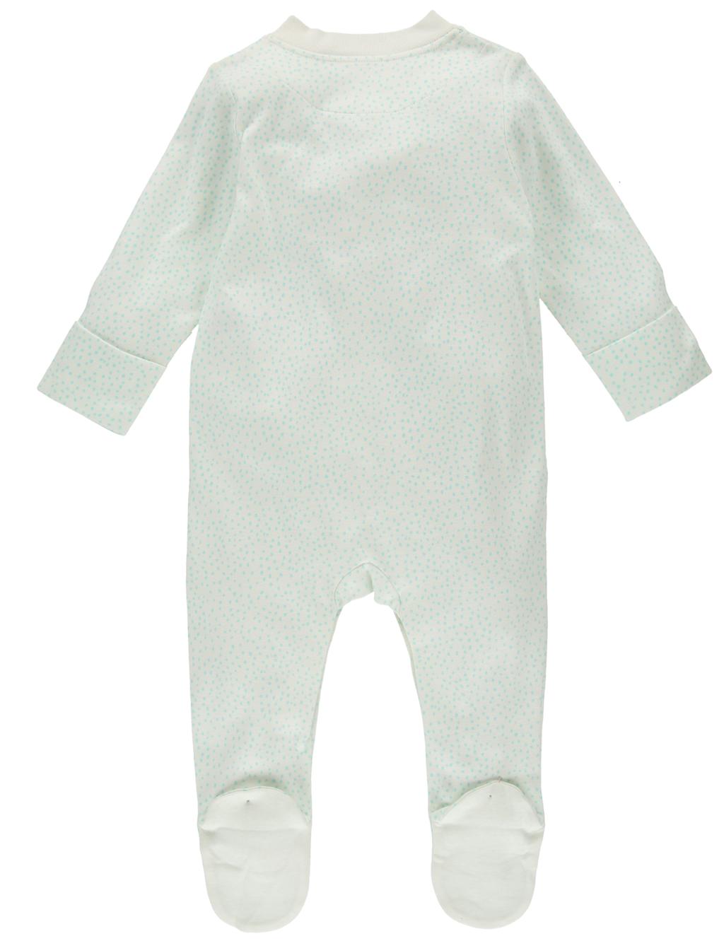 3 Pack Pure Cotton Baby Sleepsuits 10 of 10