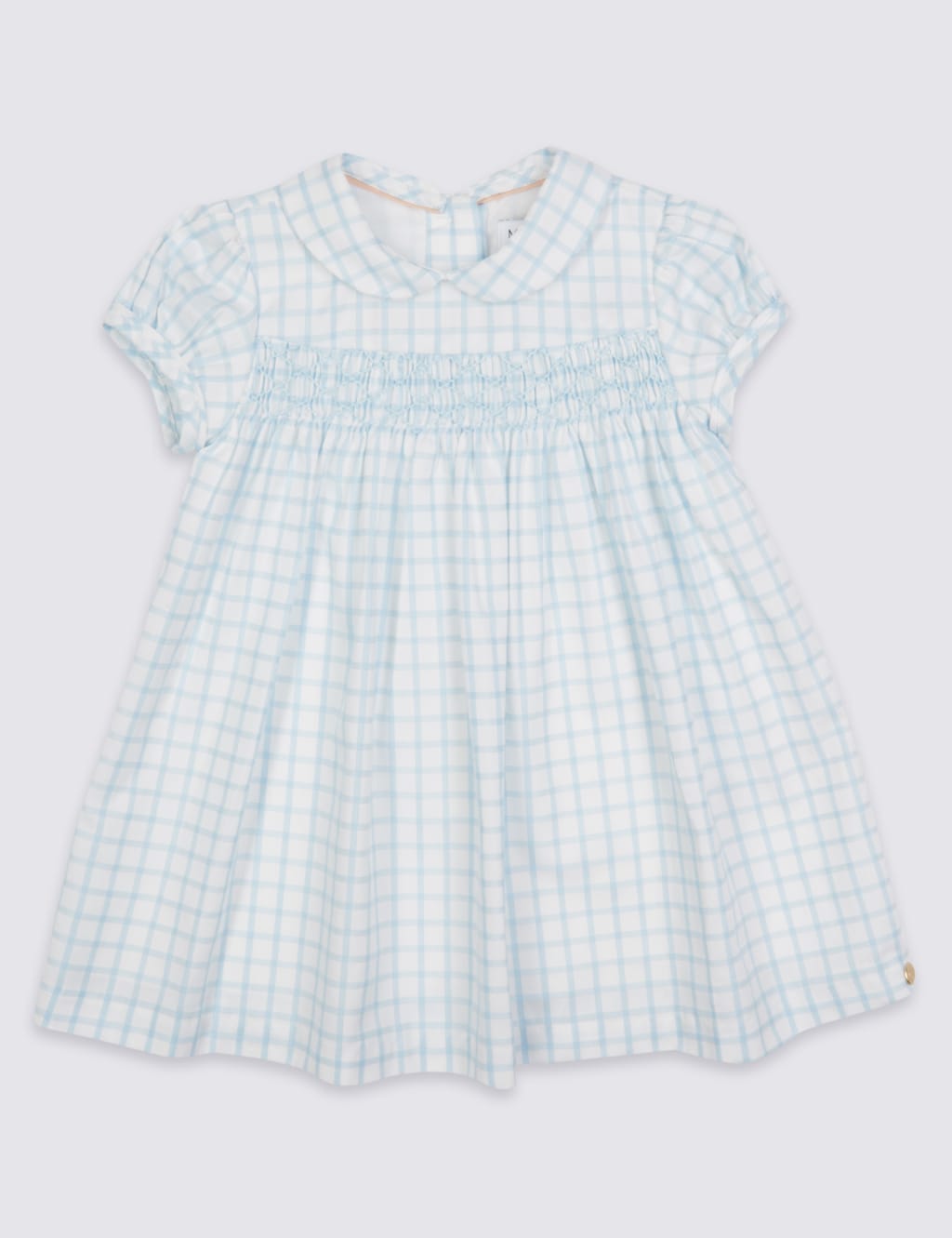 Check Pure Cotton Dress (3 Months - 5 Years) 2 of 5