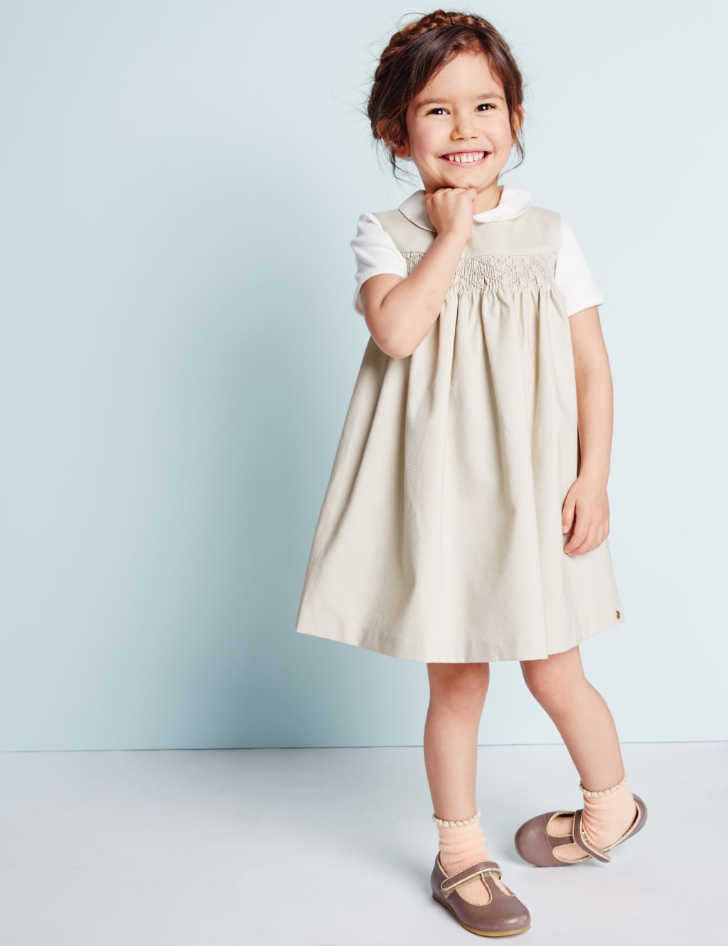 Textured Pinny (3 Months - 5 Years) 1 of 5