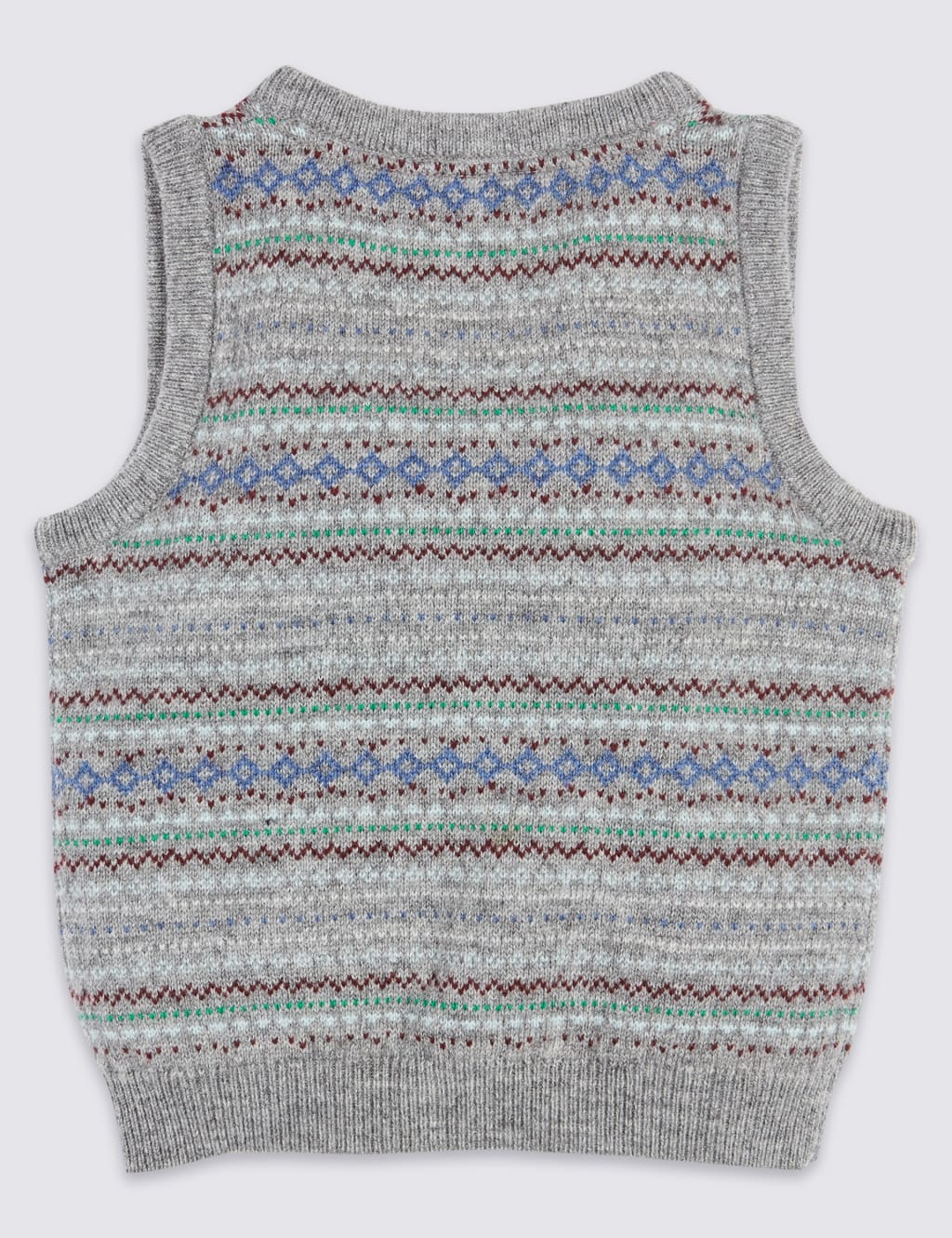 Fairisle Tank Jumper with Cashmere 2 of 5