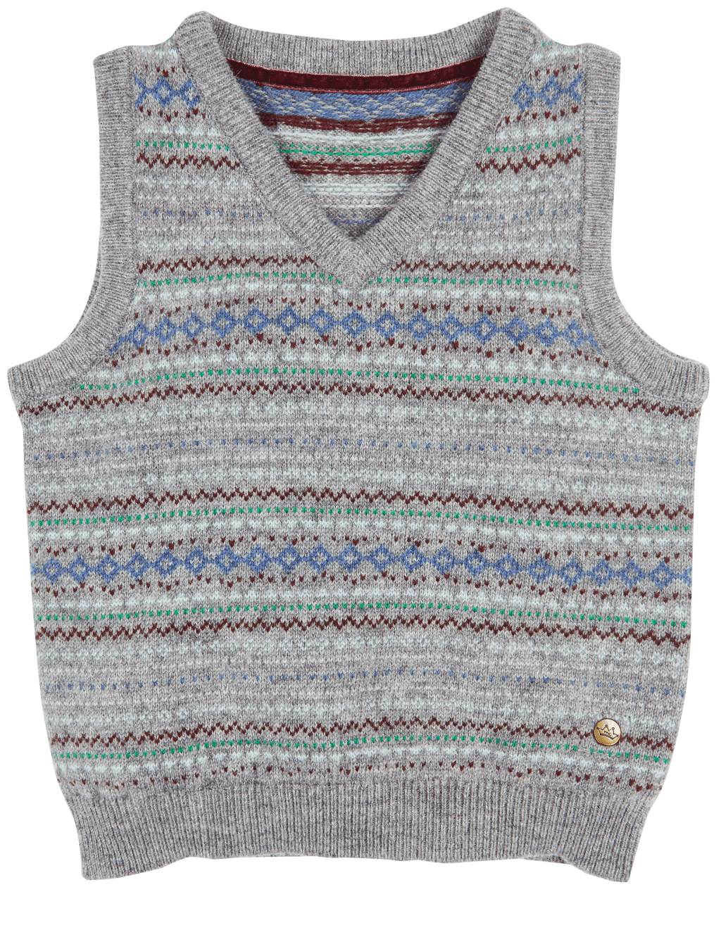 Fairisle Tank Jumper with Cashmere 4 of 5