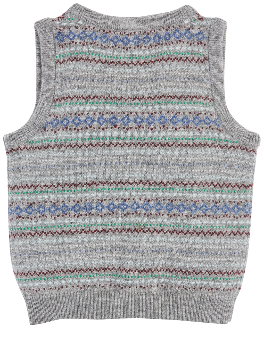 Fairisle Tank Jumper with Cashmere 5 of 5