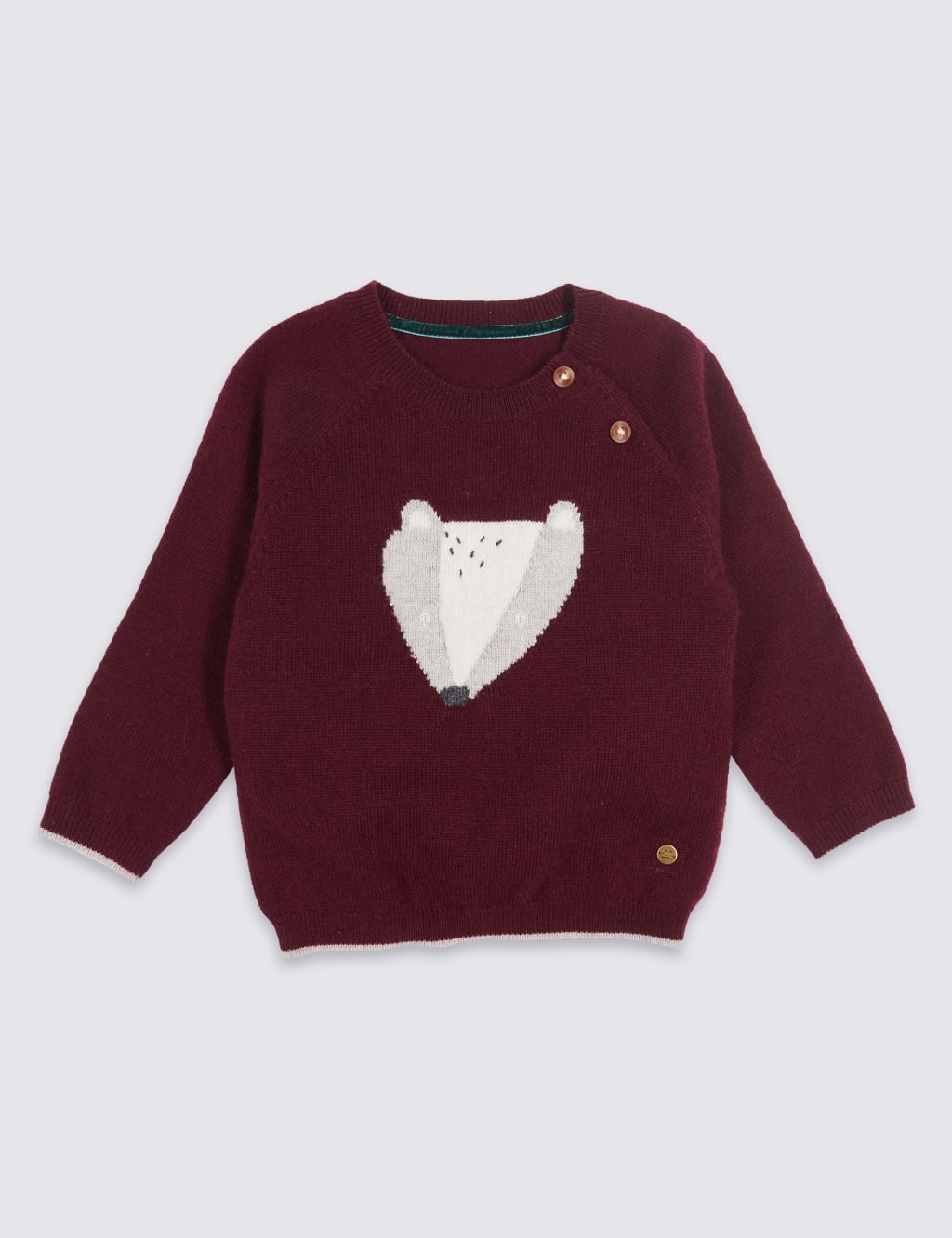 Intarsia Jumper with Cashmere 1 of 5