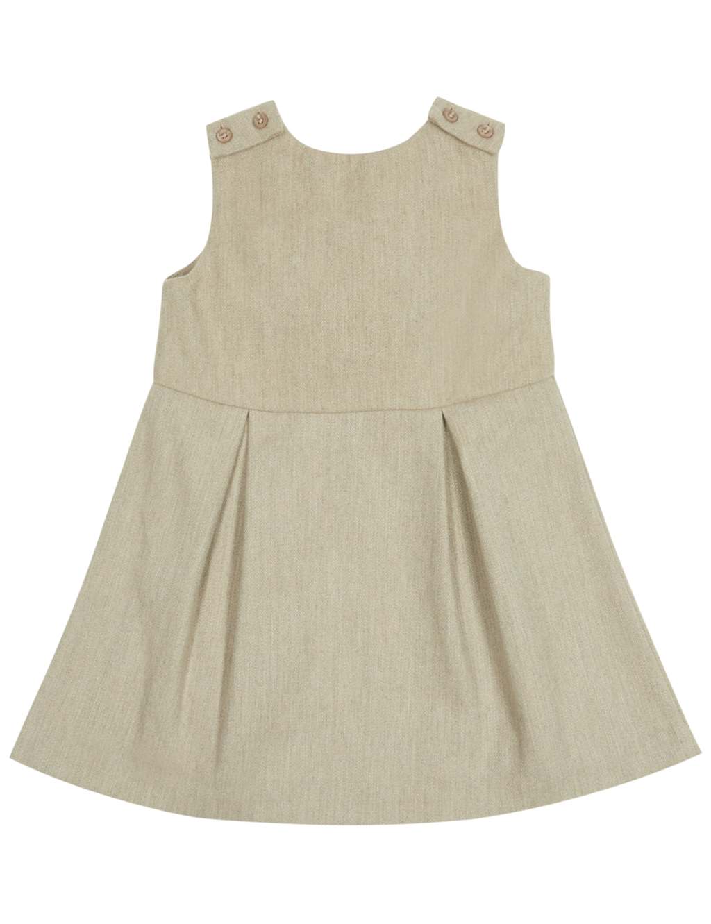 Sleeveless Piny Dress with Wool 5 of 5