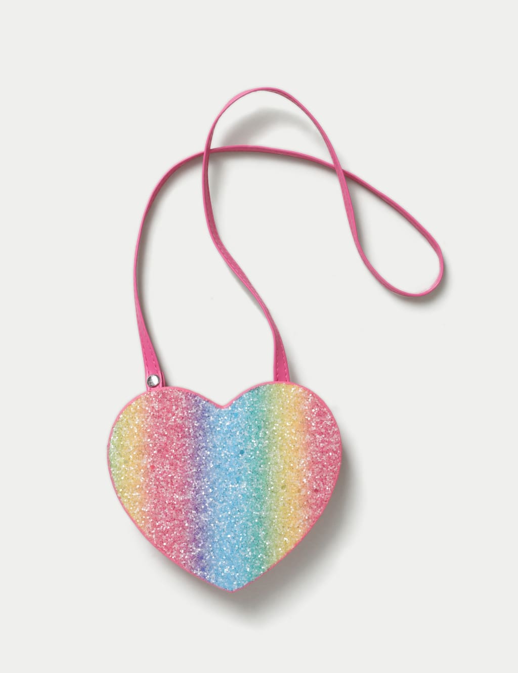 Glitter Heart Crossbody Bag M S Collection M S