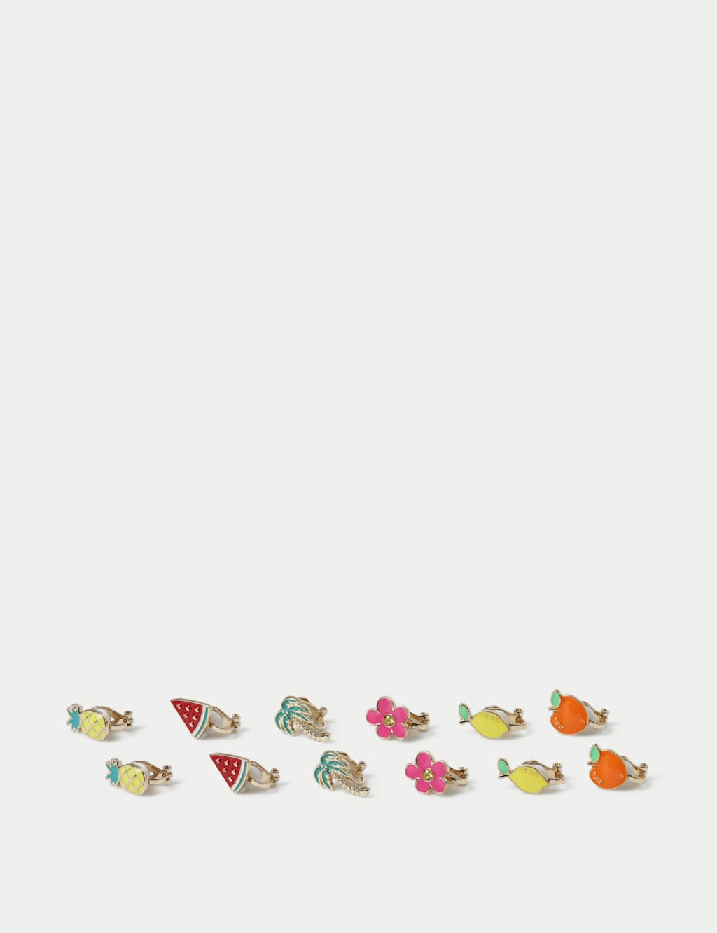 6 Pack Mixed Motif Earrings | M&S Collection | M&S