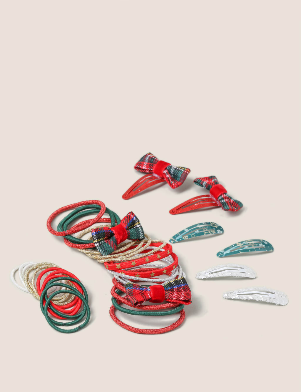 Multipack Bow Hairclips and Hairbands & Matching Large Hairbands 2 of 3
