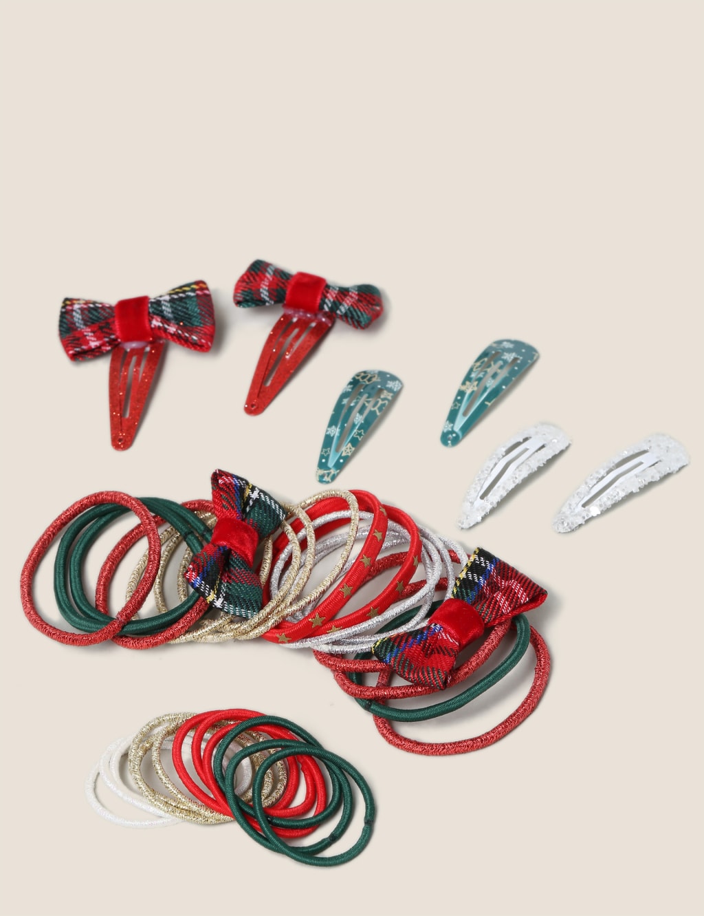 Multipack Bow Hairclips and Hairbands & Matching Large Hairbands 3 of 3
