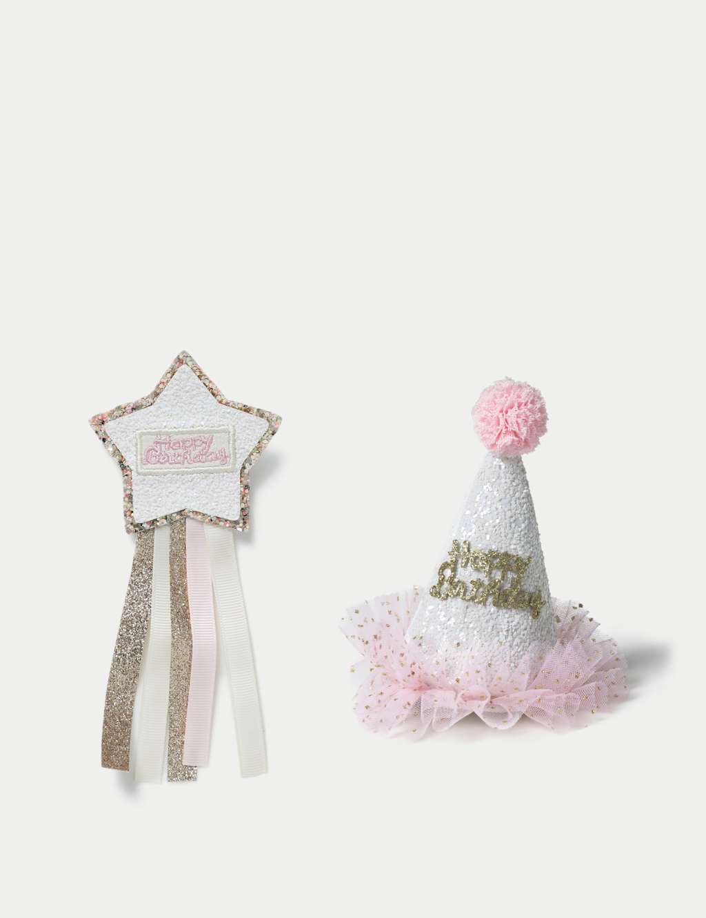 Happy Birthday Badge and Hat Clip 1 of 3