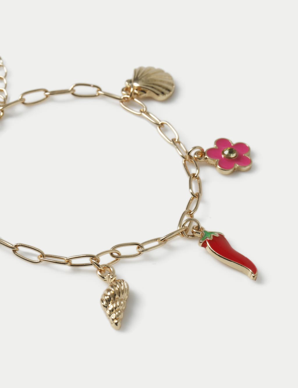 Gold Tone Charm Bracelet 2 of 2