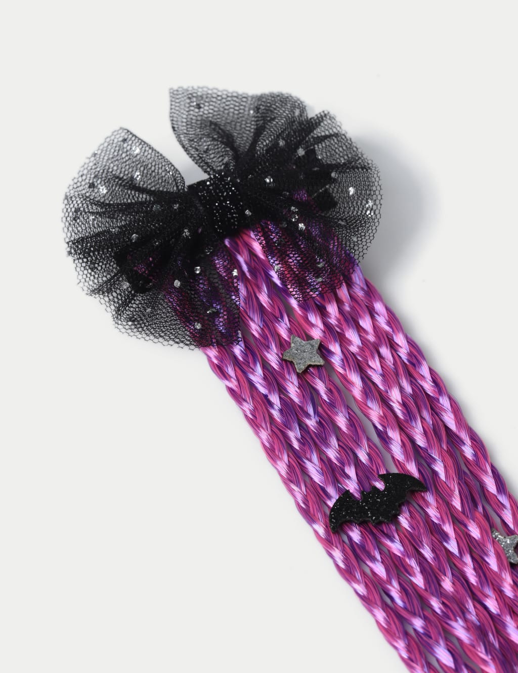 Halloween Pink Bat Fake Hair Clip 3 of 3