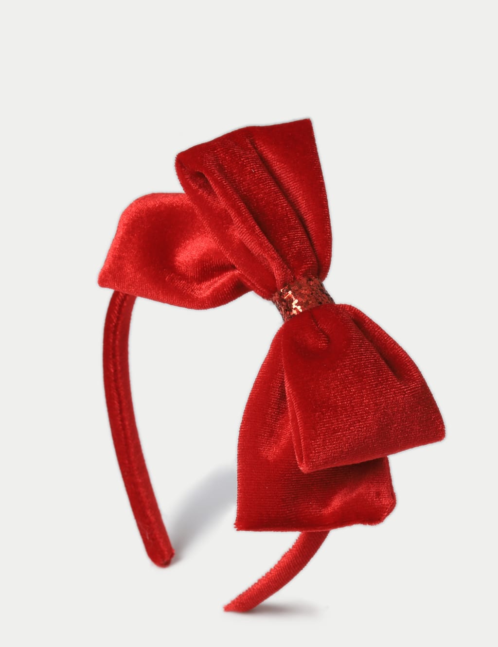 Christmas Velvet Bow Headband 2 of 2