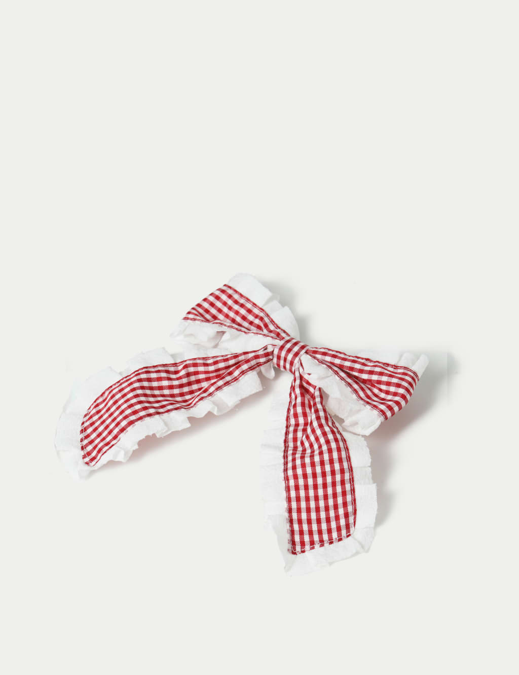 Back To School Gingham Trim Bow 2 of 2