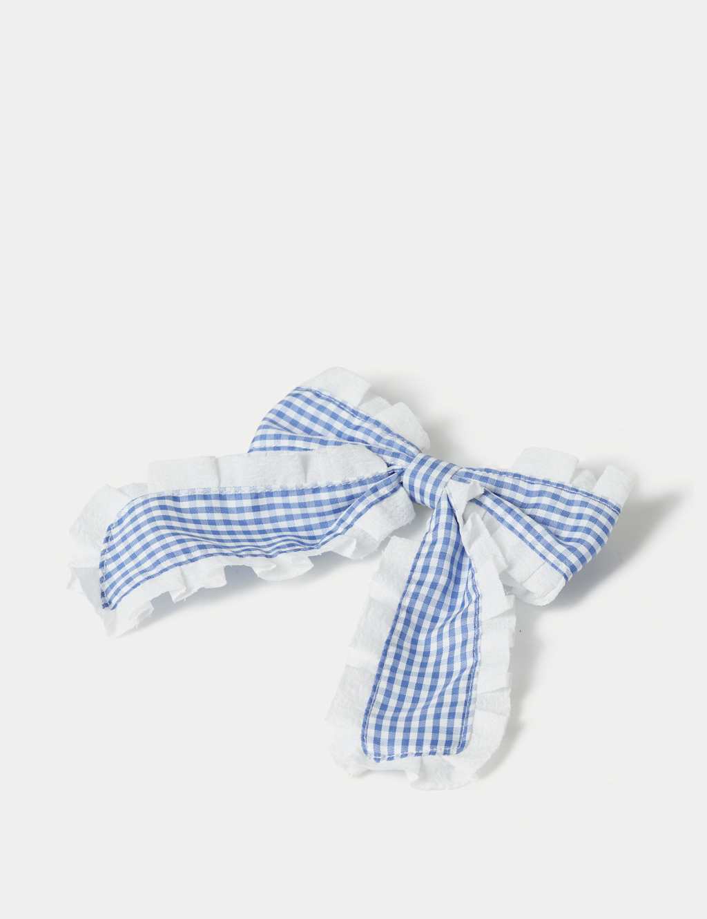 Back To School Gingham Trim Bow 2 of 2