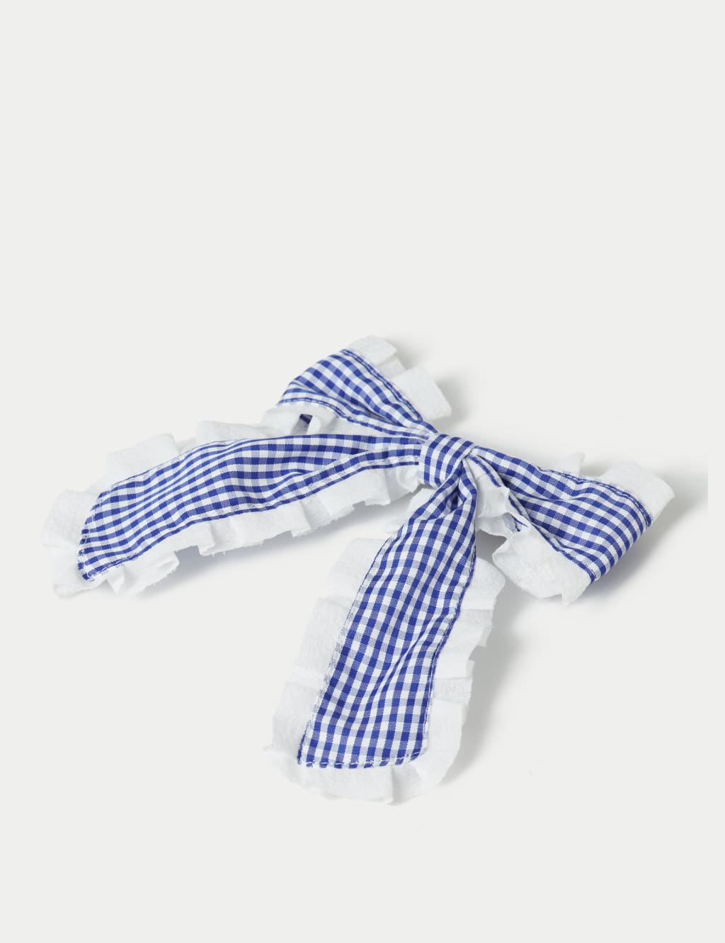 Back To School Gingham Trim Bow 2 of 2