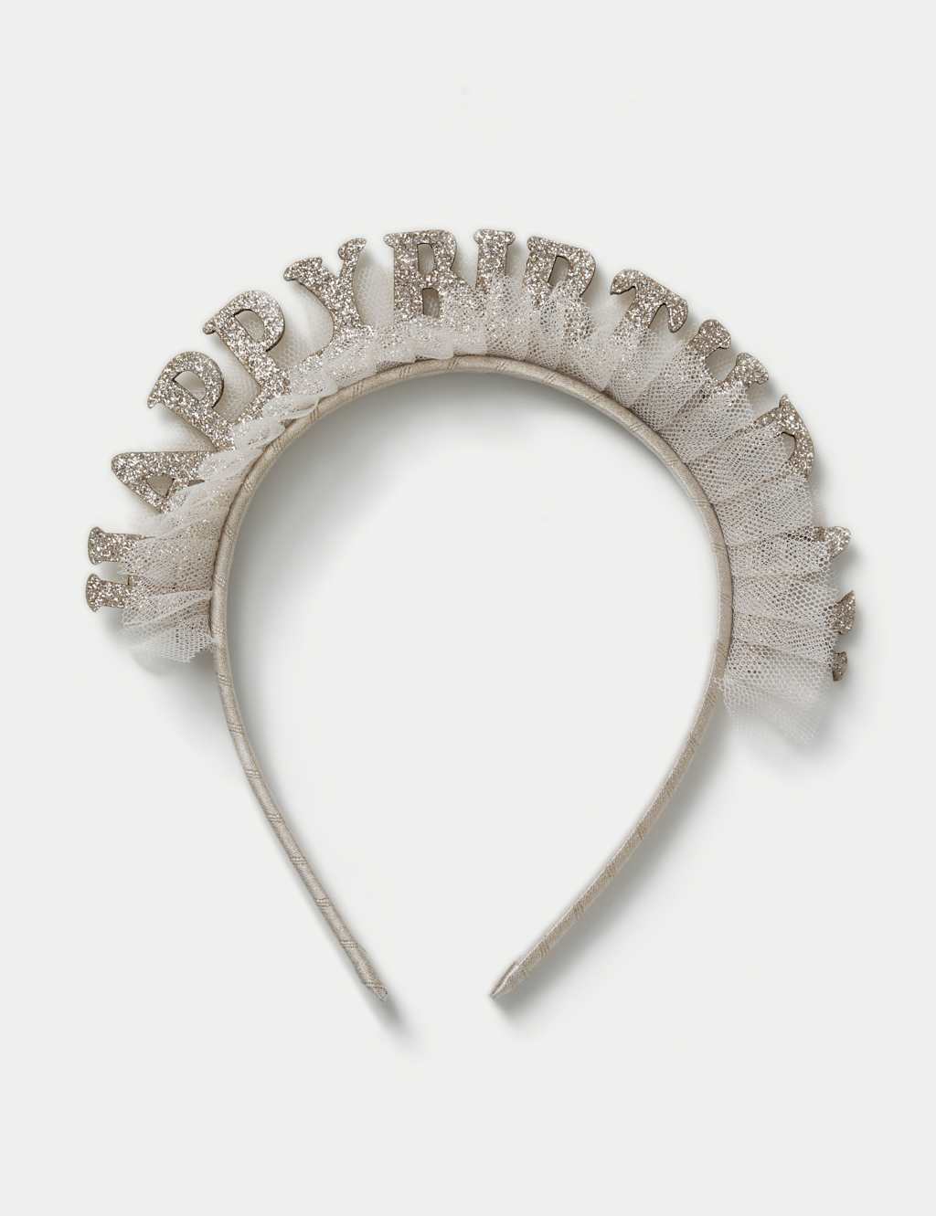 Happy Birthday Tulle Headband 2 of 2