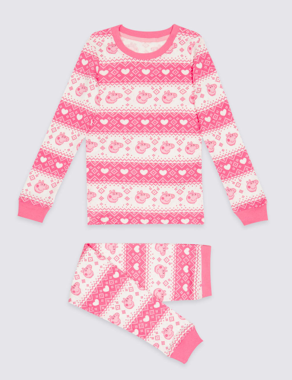 Cotton Blend Peppa Pig Thermal Set 18 Months 7 Years M S