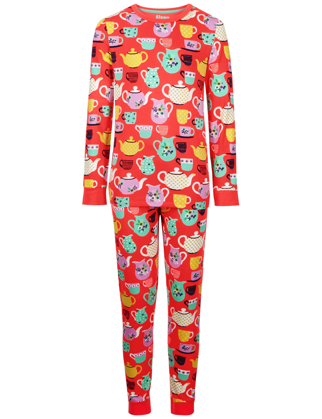 All Over Print Cotton Pyjamas with Stretch (1-16 Years) 5 of 6