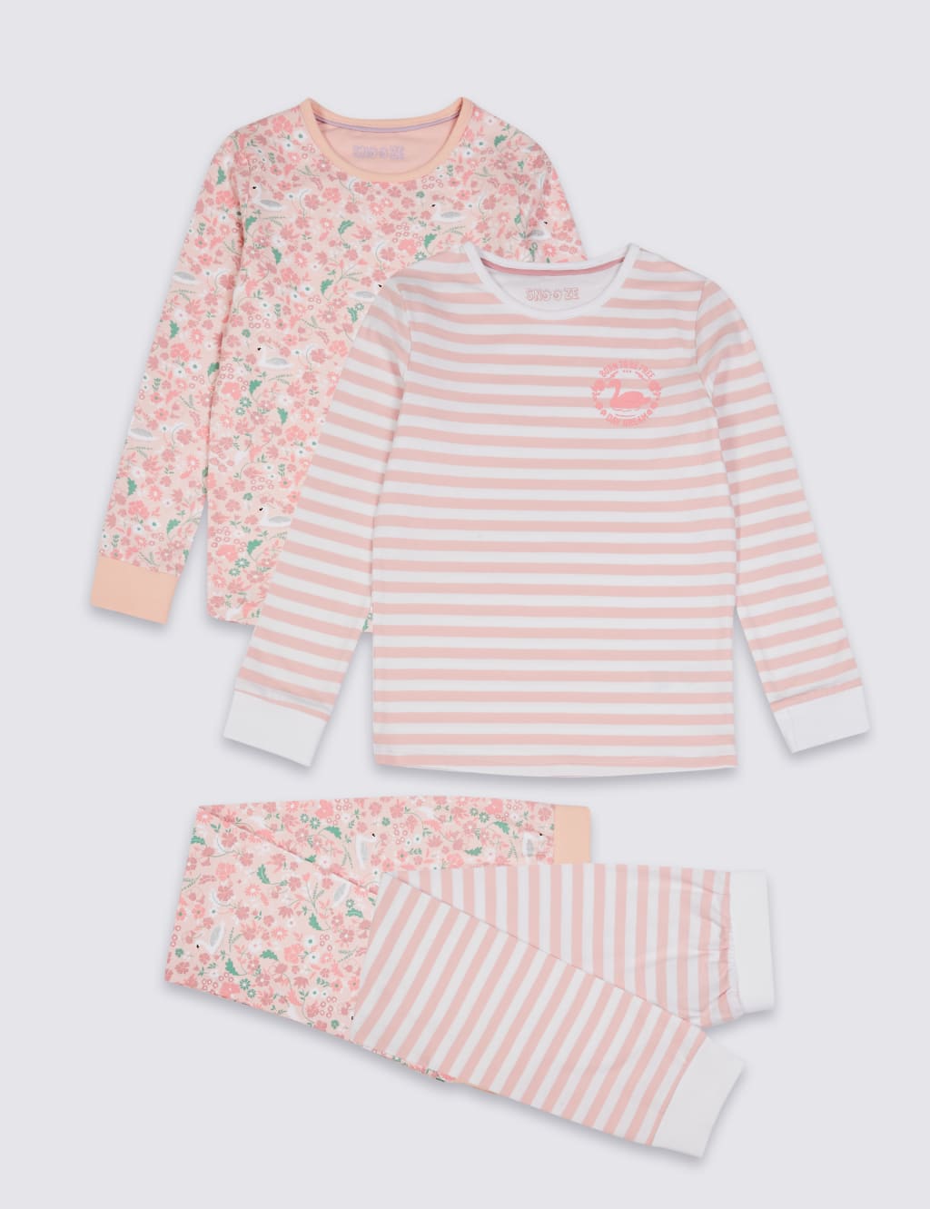 2 Pack Cotton Pyjamas with Stretch 3 16 Years M S