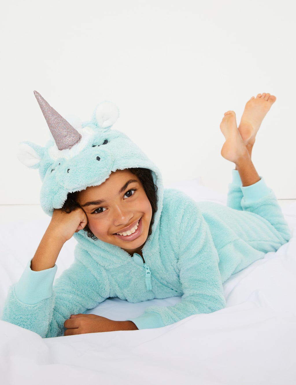 Fleece Sparkle Unicorn Onesie 1 16 Years M S
