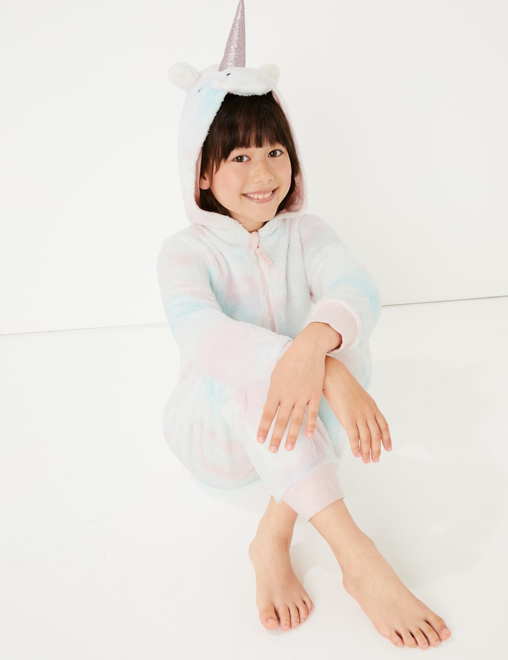 Fleece Rainbow Unicorn Onesie 1 16 Years M S